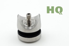 Punkthalter Edelstahl  A2 Rohr Ø42,4 mm